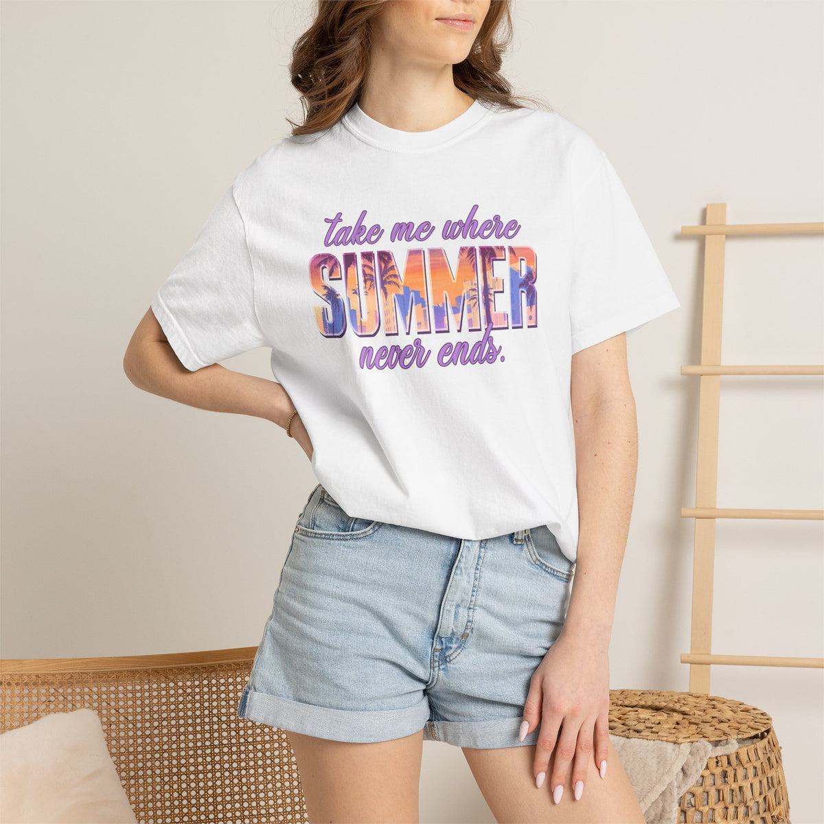 Summer Never Ends | Deluxe Comfort Colors® T-Shirt