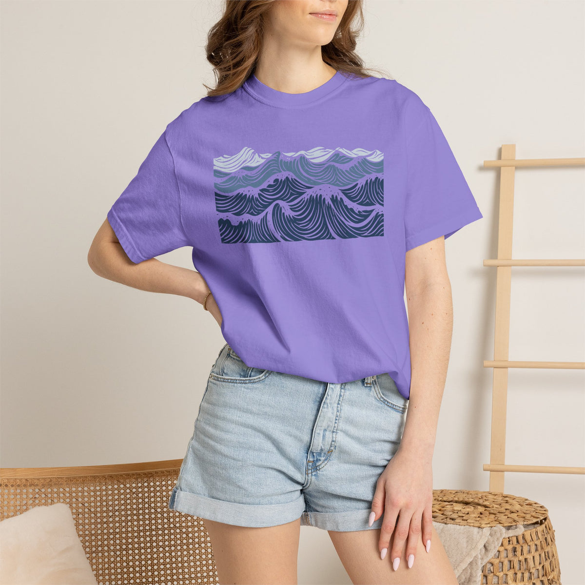 Ocean Waves | Deluxe Comfort Colors® T-Shirt