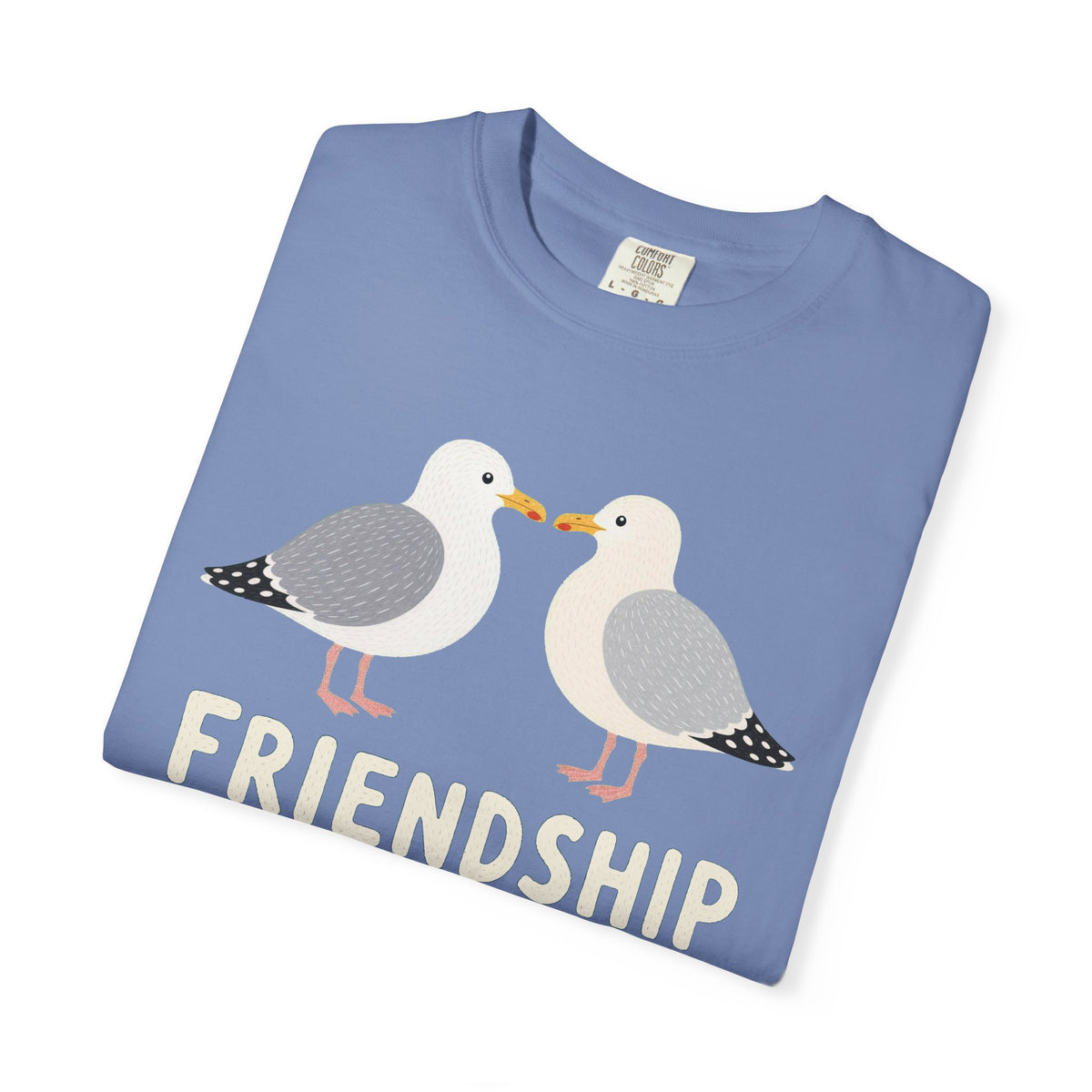 Seagull Friendship T-Shirt — Coastal Seabird Graphic Tee