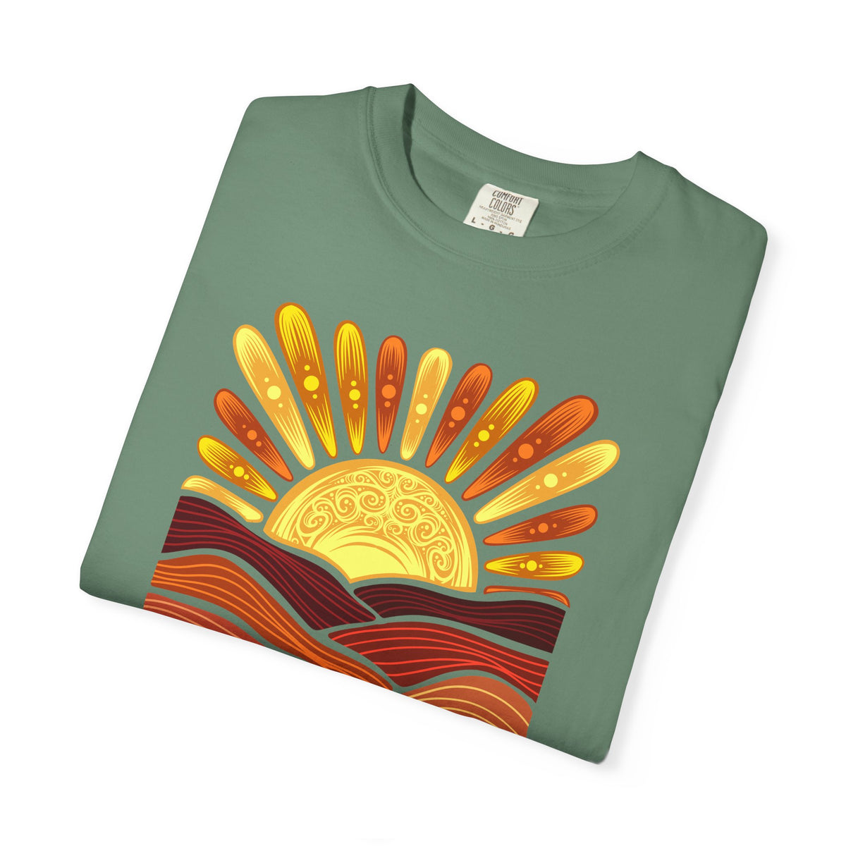 Golden Coast Sunset Tee| Deluxe Comfort Colors® T-Shirt
