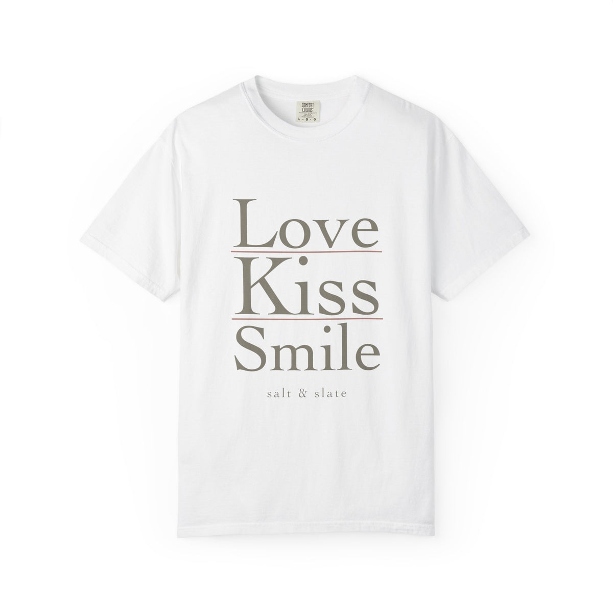Love Kiss Smile | Salt & Slate Tee