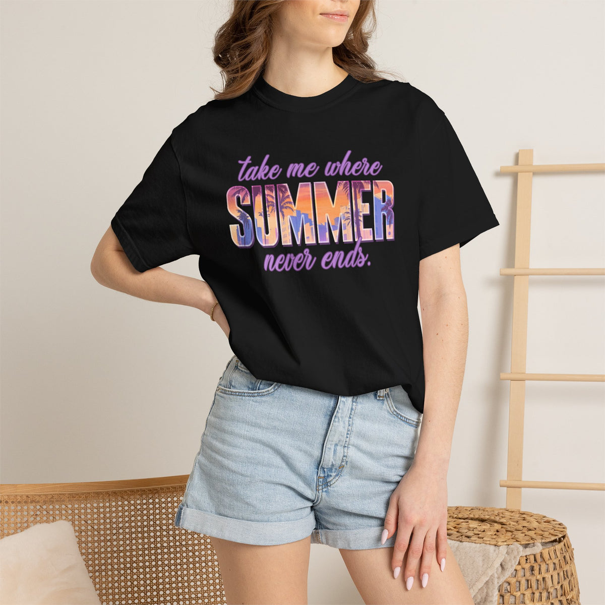 Summer Never Ends | Deluxe Comfort Colors® T-Shirt
