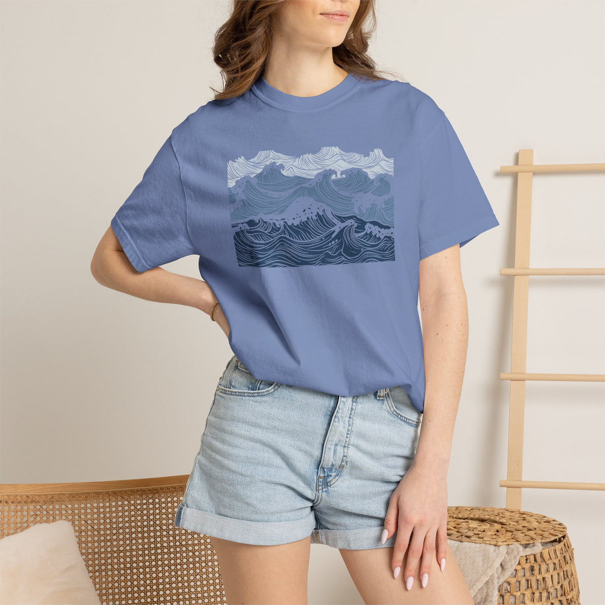 New Wave T-Shirt — Vintage Japanese Wave Graphic Tee