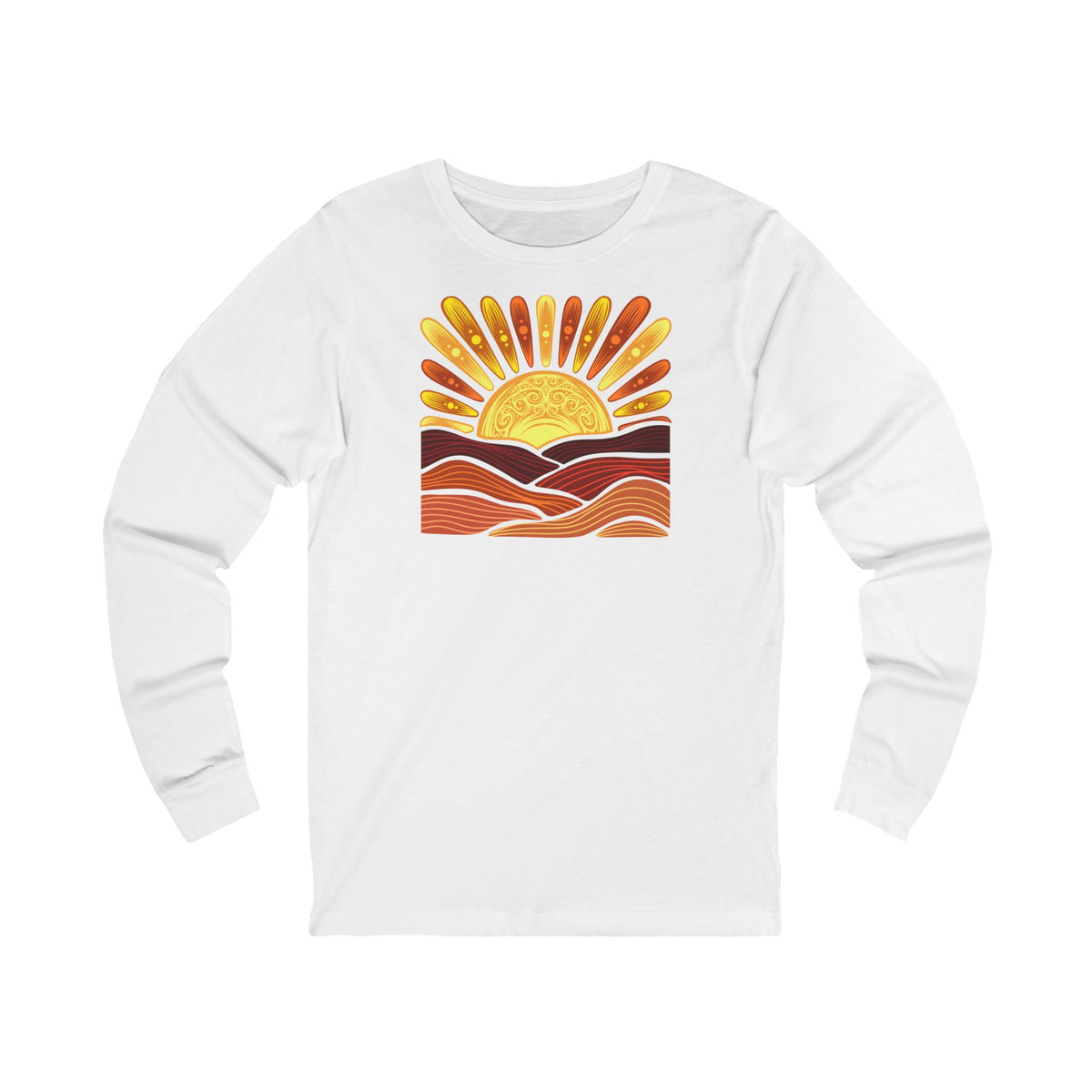 Golden Coast Sunset Long Sleeve | Deluxe Long Sleeve