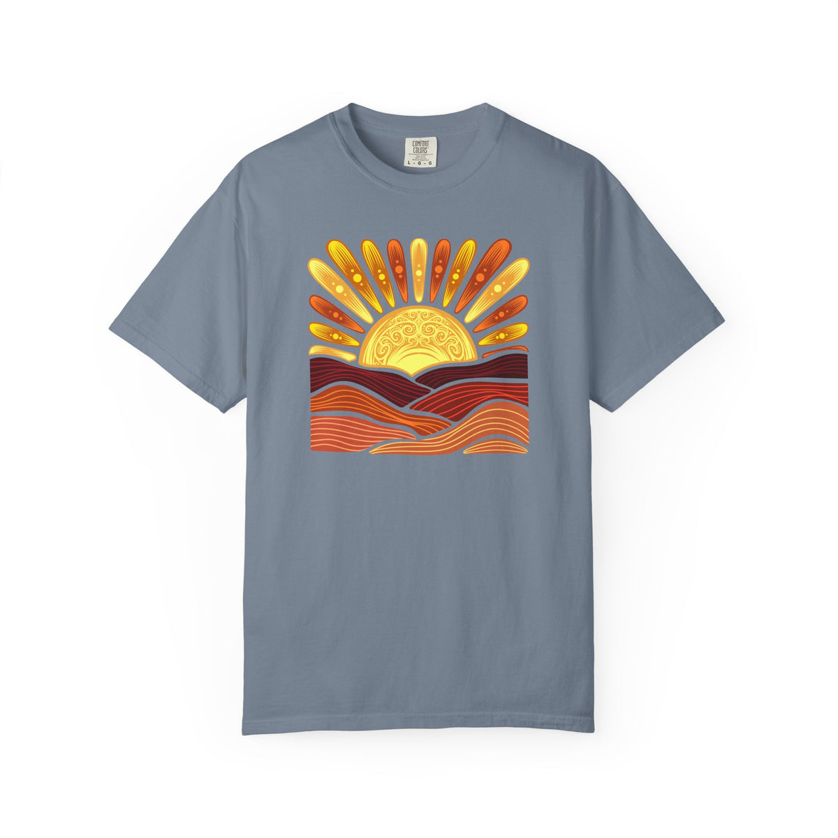 Golden Coast Sunset Tee| Deluxe Comfort Colors® T-Shirt