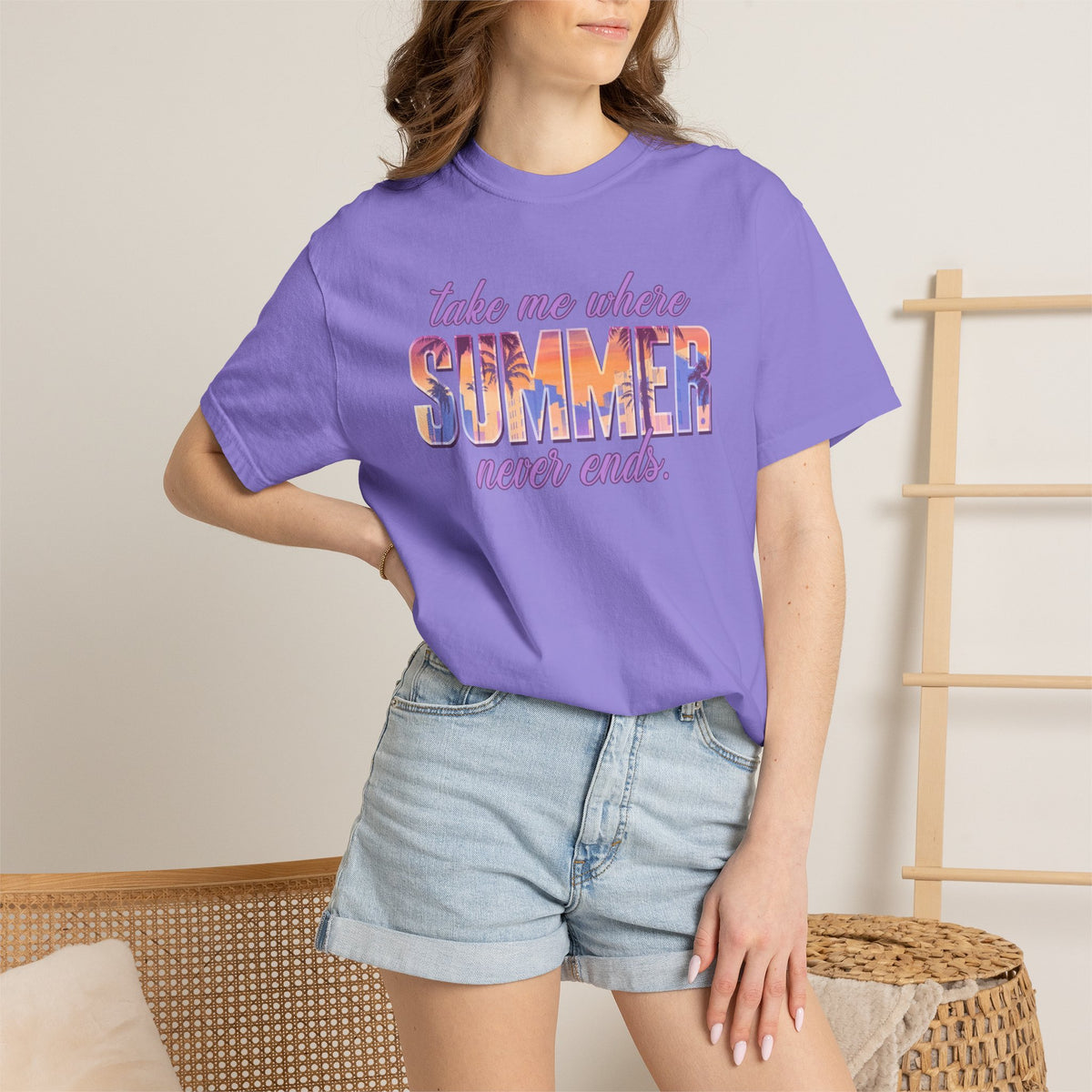 Summer Never Ends | Deluxe Comfort Colors® T-Shirt