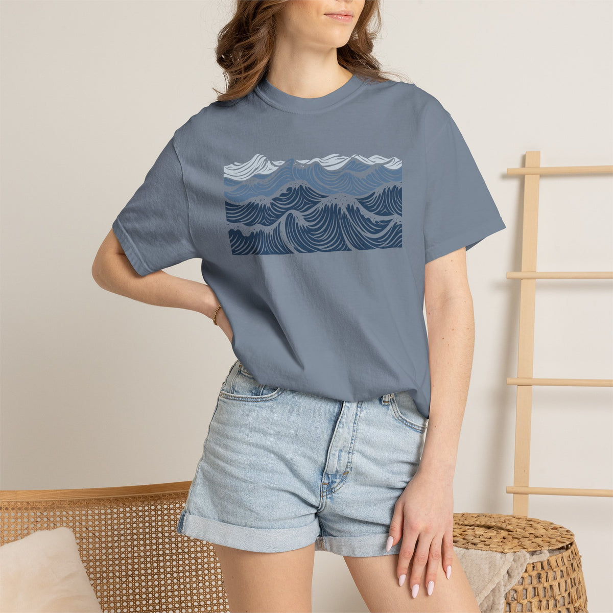 Ocean Waves | Deluxe Comfort Colors® T-Shirt