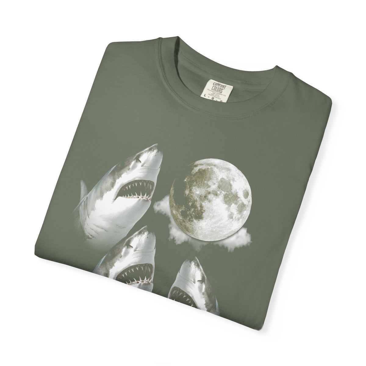 Vintage Shark Moon | Deluxe Comfort Colors® T-Shirt