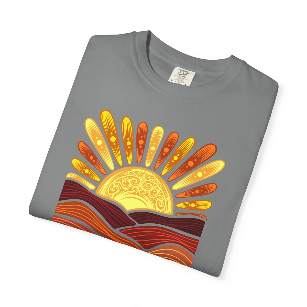 Golden Coast Sunset Tee| Deluxe Comfort Colors® T-Shirt