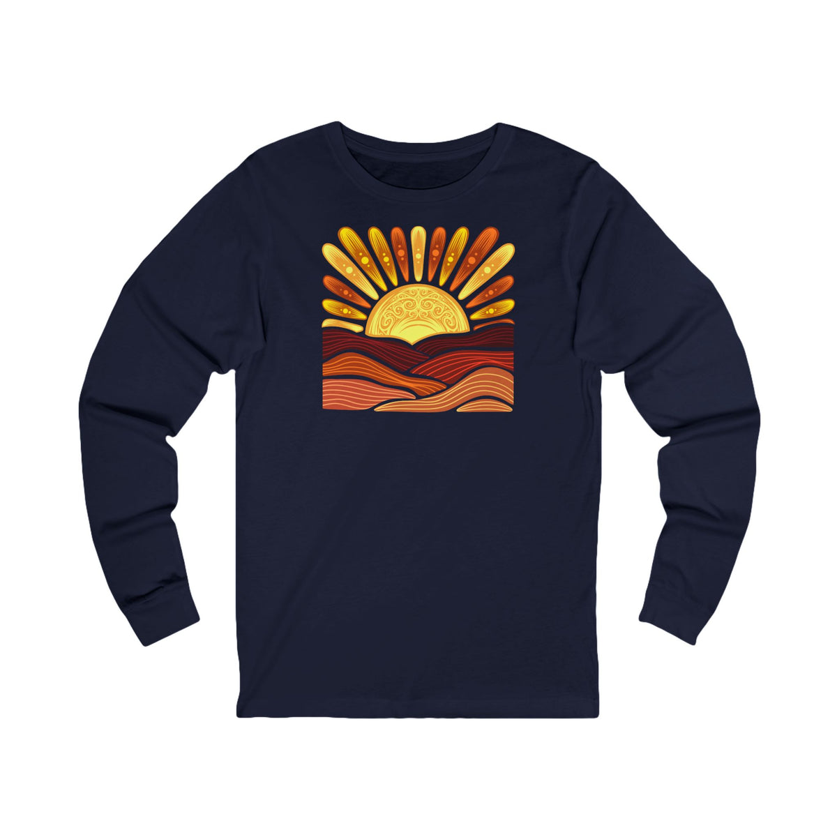 Golden Coast Sunset Long Sleeve | Deluxe Long Sleeve