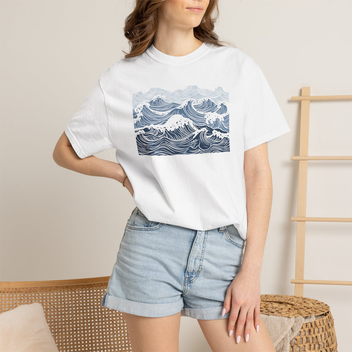 New Wave T-Shirt — Vintage Japanese Wave Graphic Tee