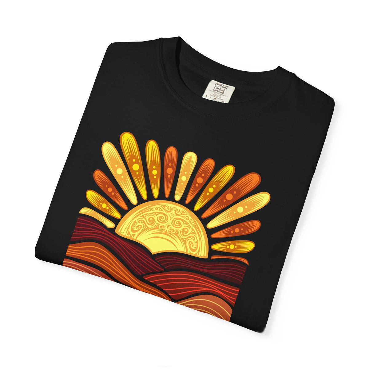 Golden Coast Sunset Tee| Deluxe Comfort Colors® T-Shirt