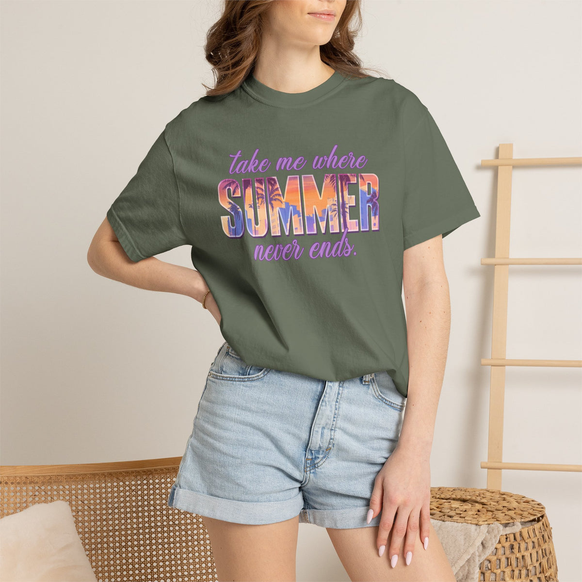 Summer Never Ends | Deluxe Comfort Colors® T-Shirt