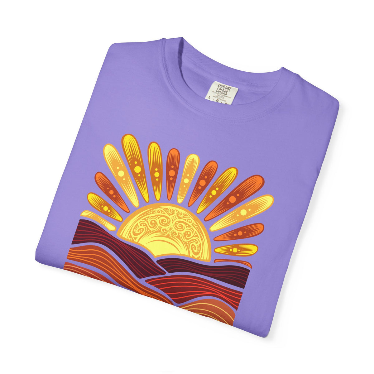Golden Coast Sunset Tee| Deluxe Comfort Colors® T-Shirt