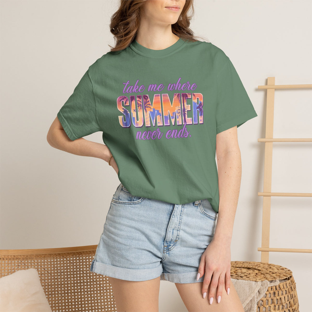Summer Never Ends | Deluxe Comfort Colors® T-Shirt