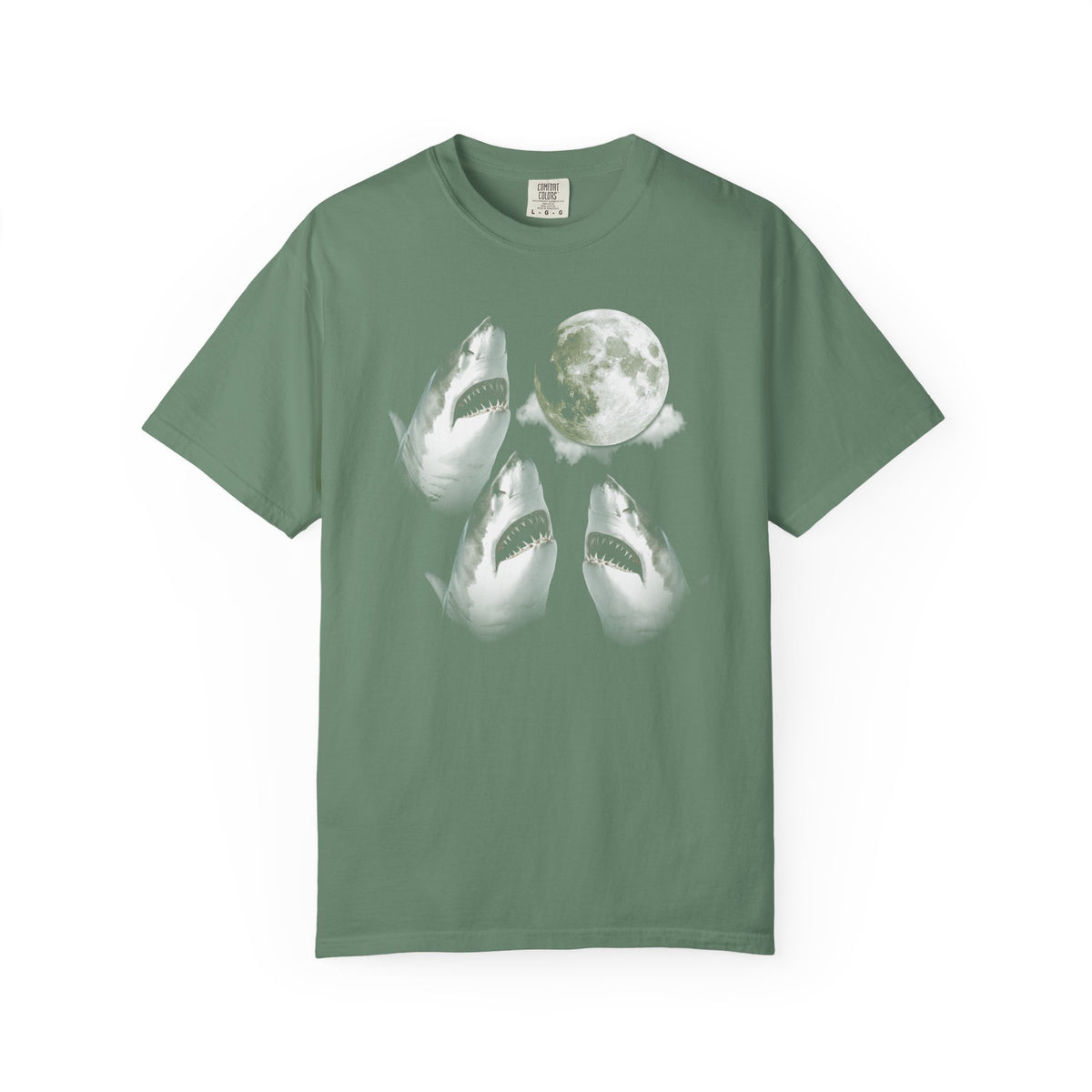 Vintage Shark Moon | Deluxe Comfort Colors® T-Shirt