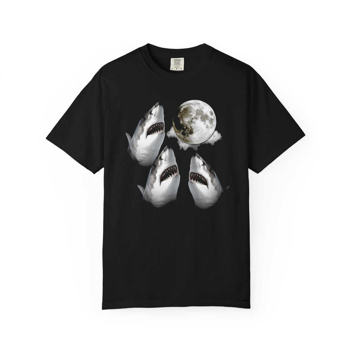 Vintage Shark Moon | Deluxe Comfort Colors® T-Shirt