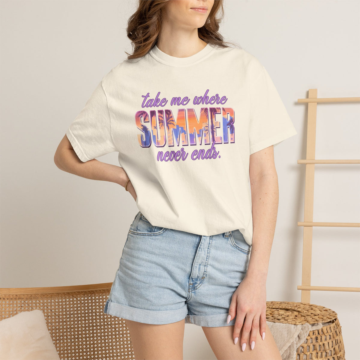 Summer Never Ends | Deluxe Comfort Colors® T-Shirt