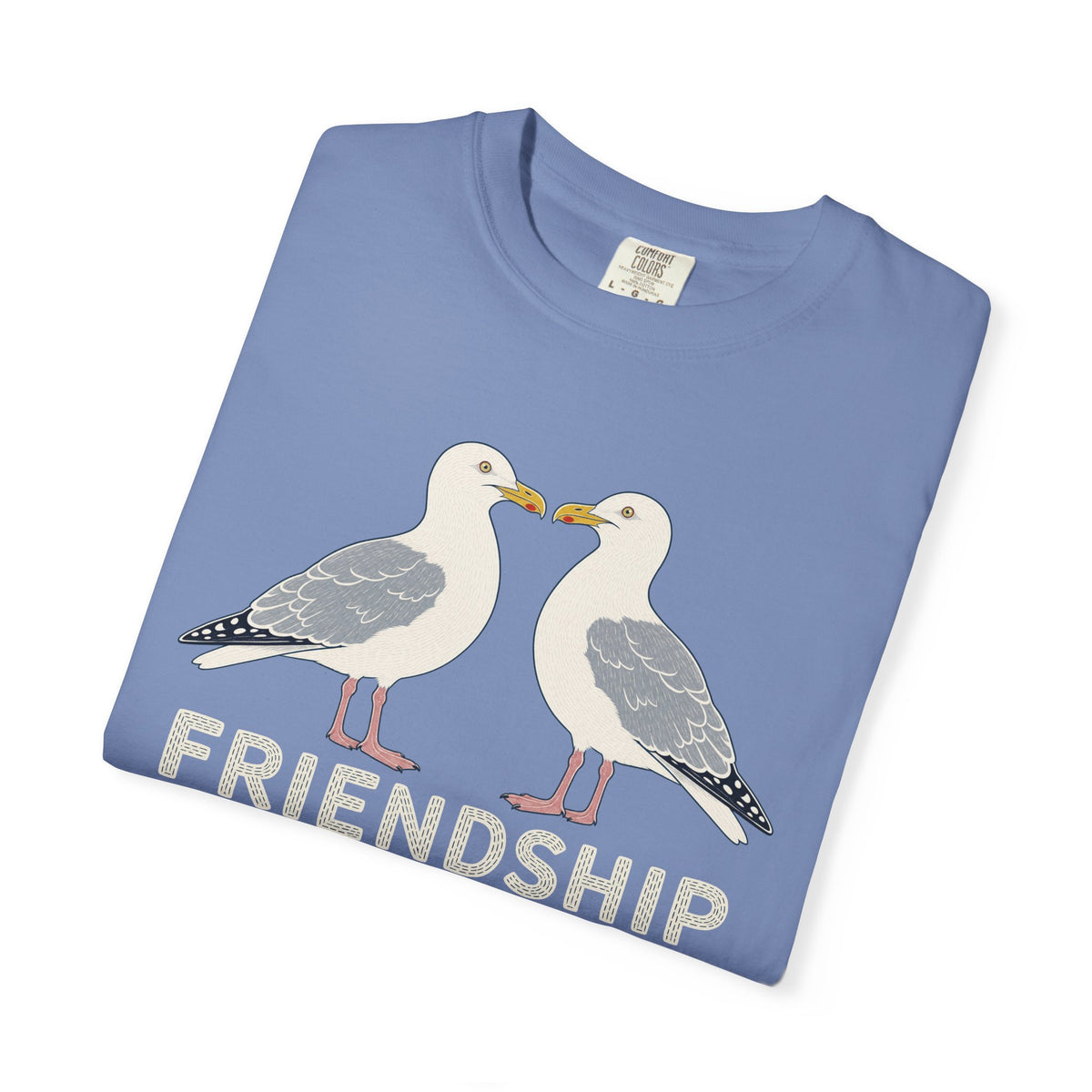 Herring Gull Friendship T-Shirt | Coastal Seabird Graphic Tee