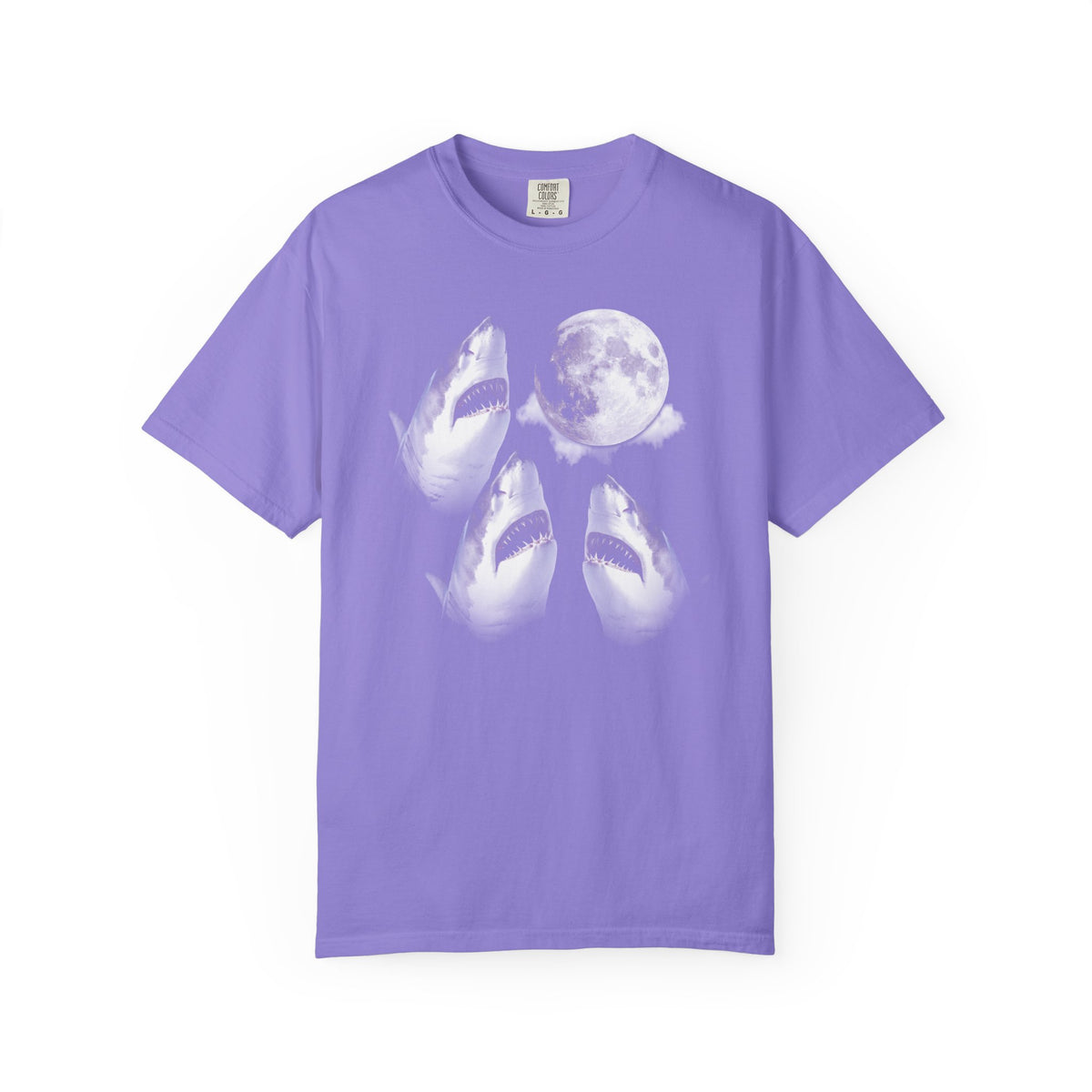 Vintage Shark Moon | Deluxe Comfort Colors® T-Shirt