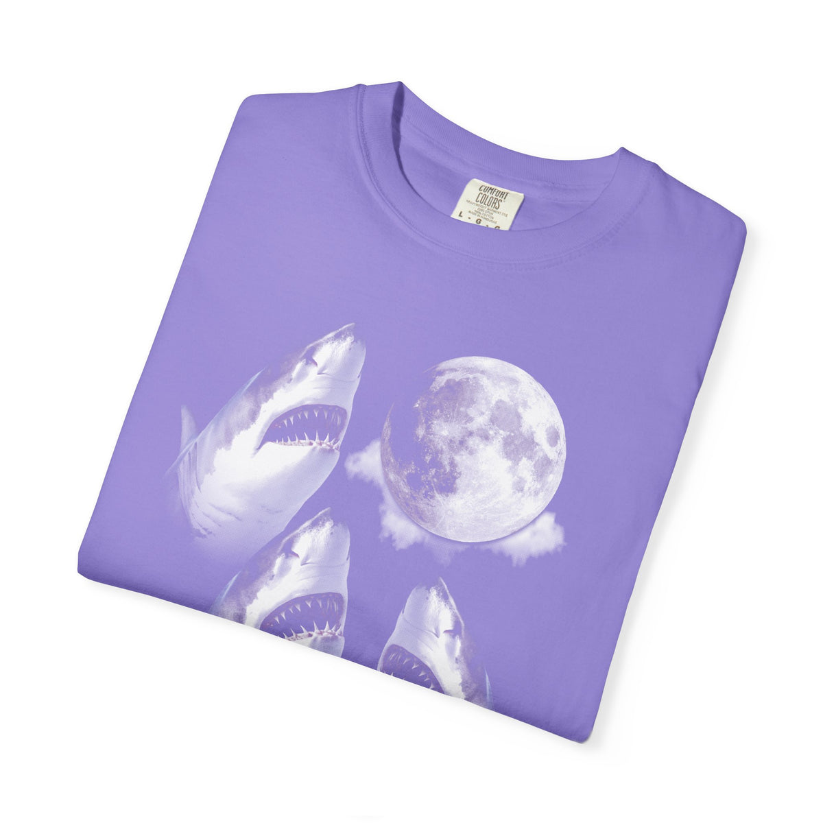Vintage Shark Moon | Deluxe Comfort Colors® T-Shirt