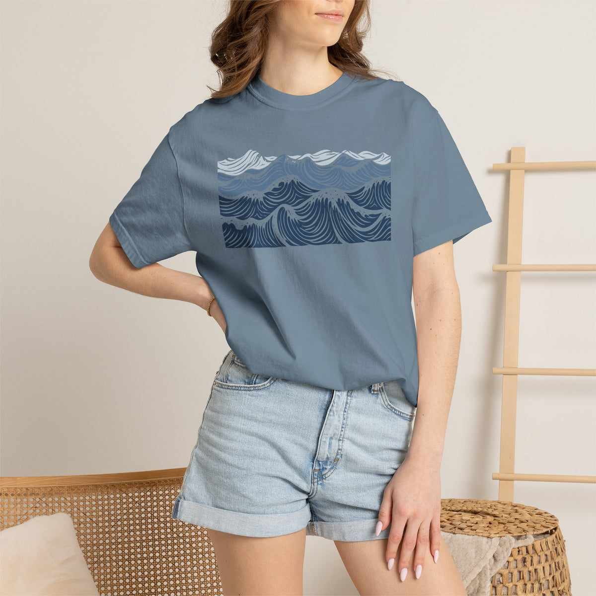 Ocean Waves | Deluxe Comfort Colors® T-Shirt