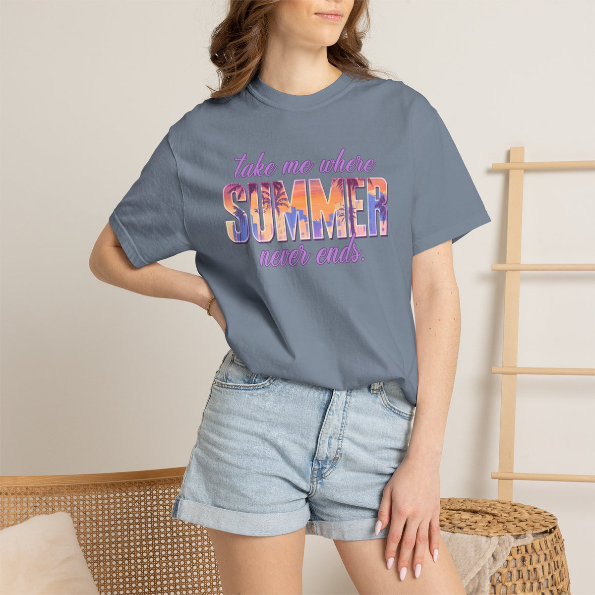 Summer Never Ends | Deluxe Comfort Colors® T-Shirt