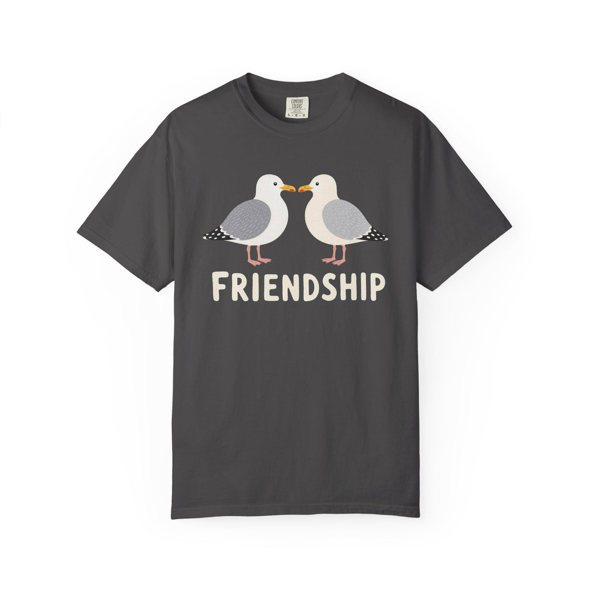Seagull Friendship T-Shirt — Coastal Seabird Graphic Tee