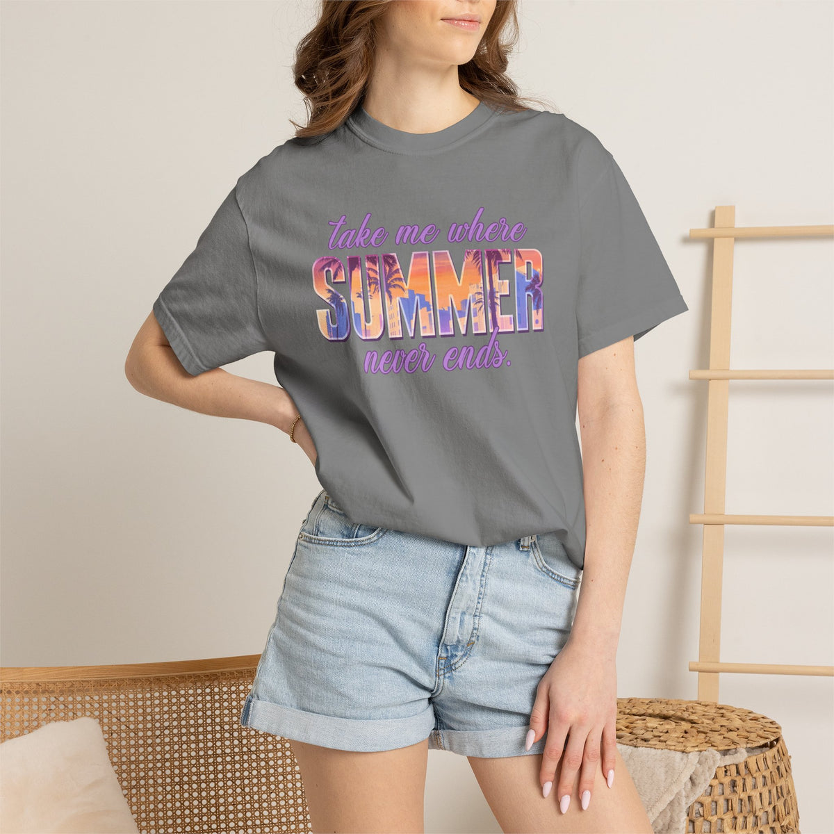 Summer Never Ends | Deluxe Comfort Colors® T-Shirt