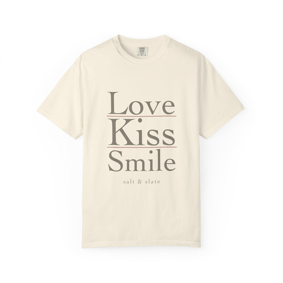 Love Kiss Smile | Salt & Slate Tee