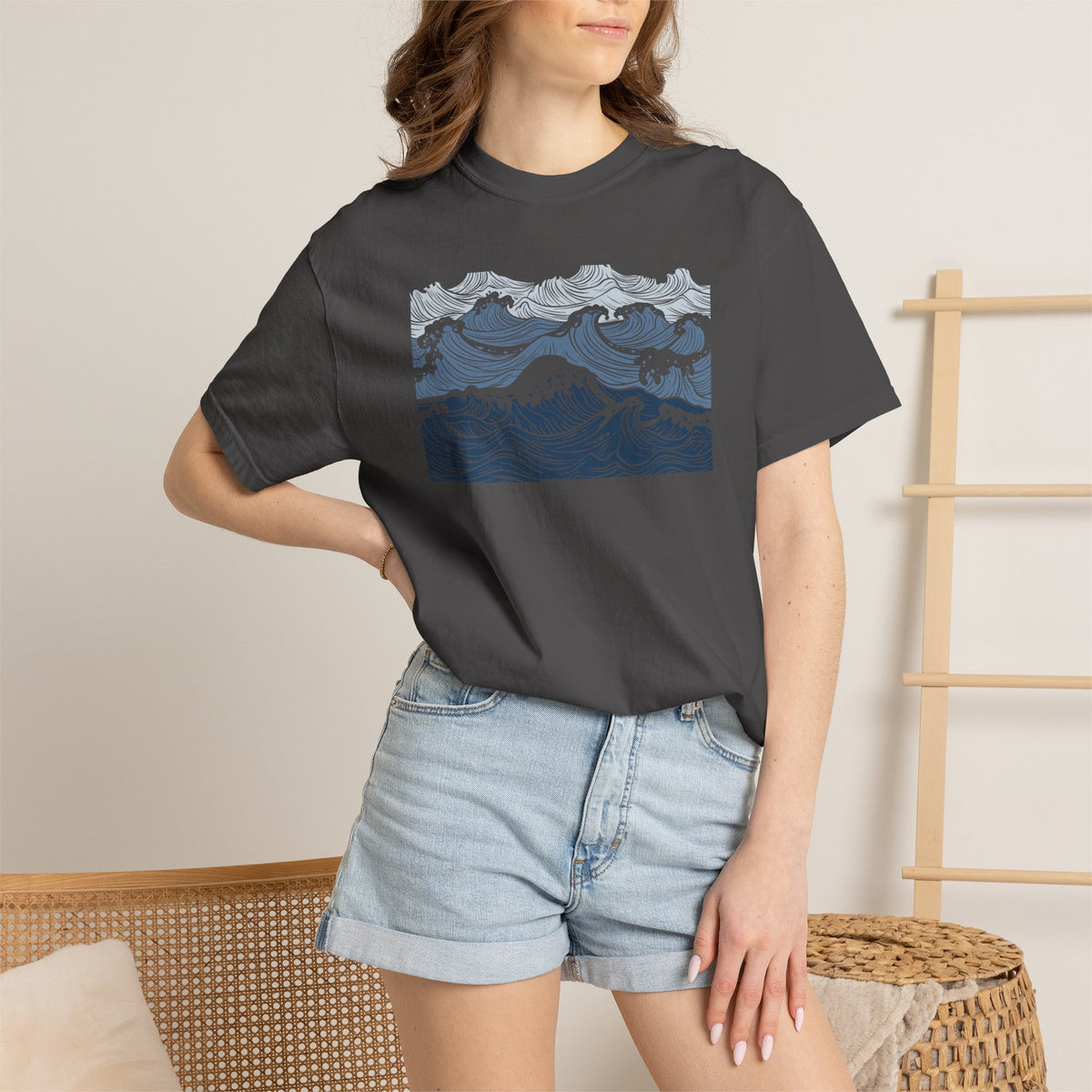 New Wave T-Shirt — Vintage Japanese Wave Graphic Tee