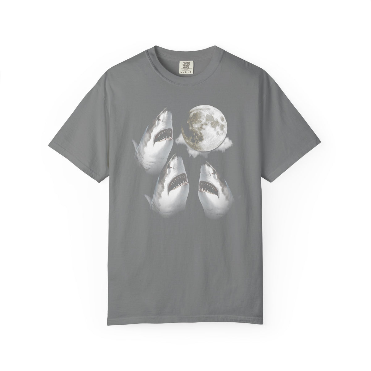 Vintage Shark Moon | Deluxe Comfort Colors® T-Shirt