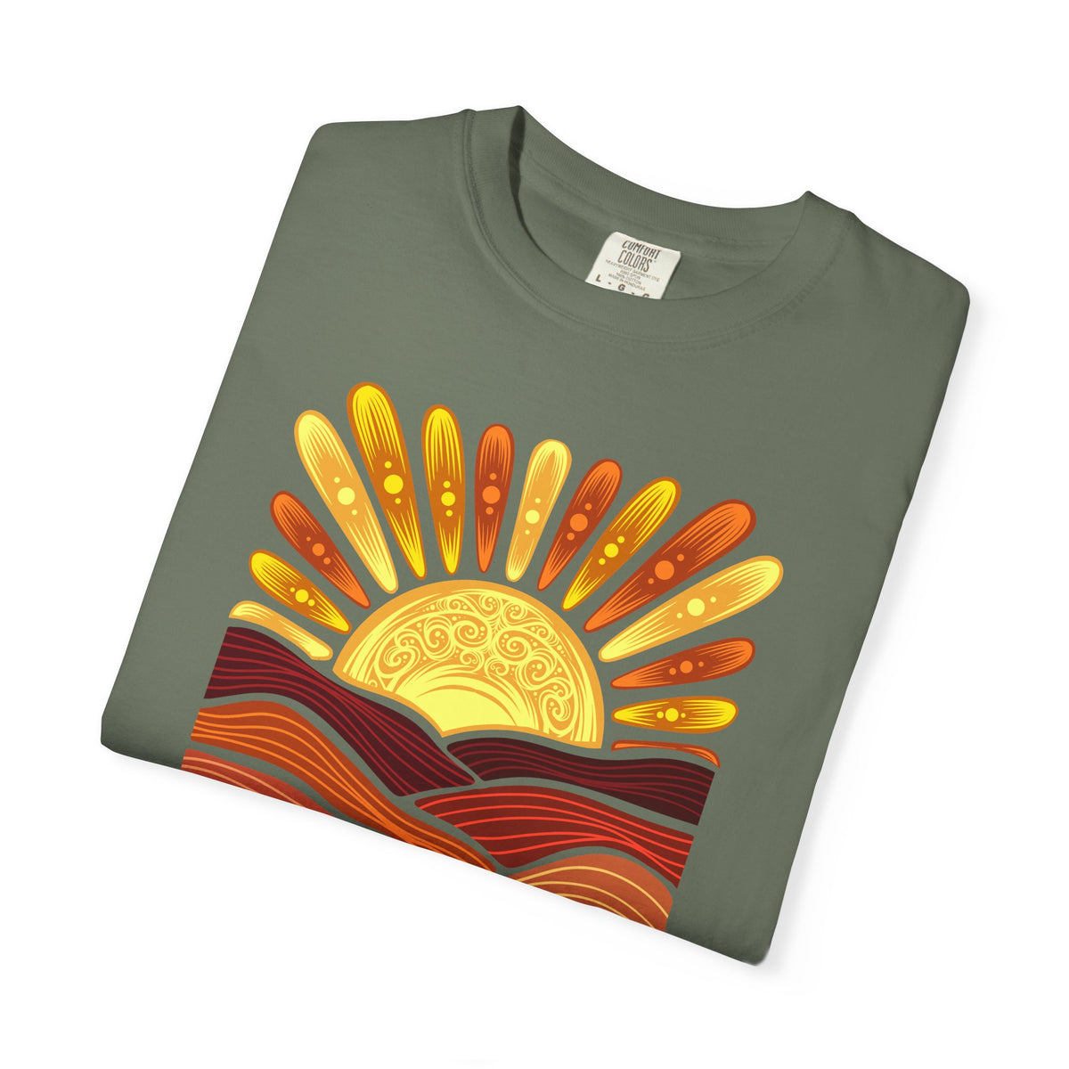 Golden Coast Sunset Tee| Deluxe Comfort Colors® T-Shirt