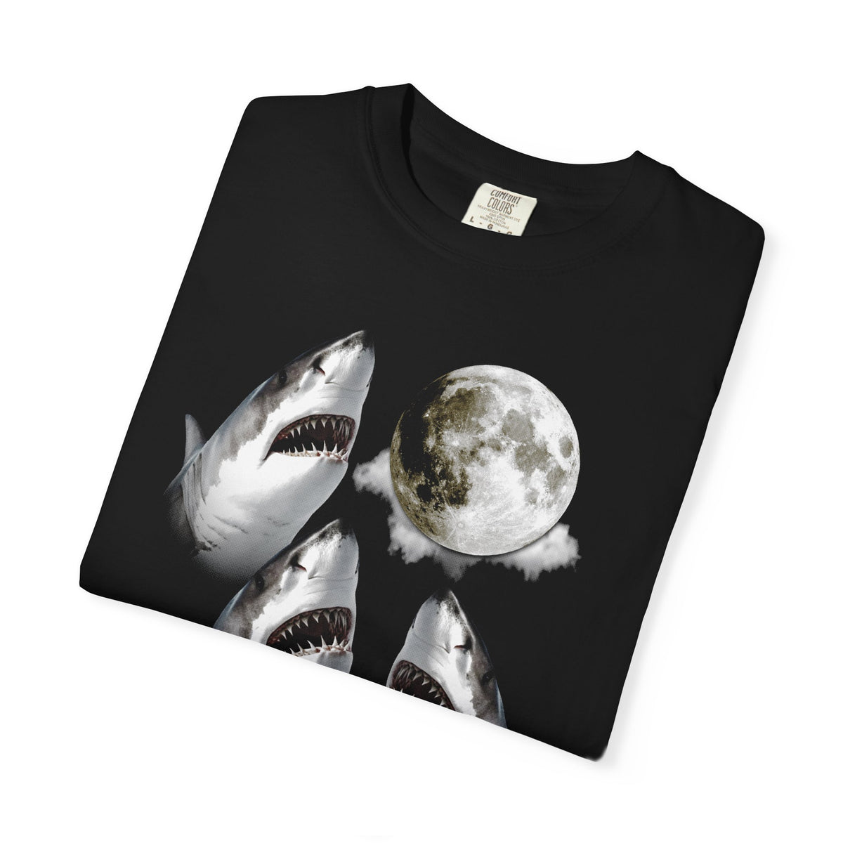 Vintage Shark Moon | Deluxe Comfort Colors® T-Shirt