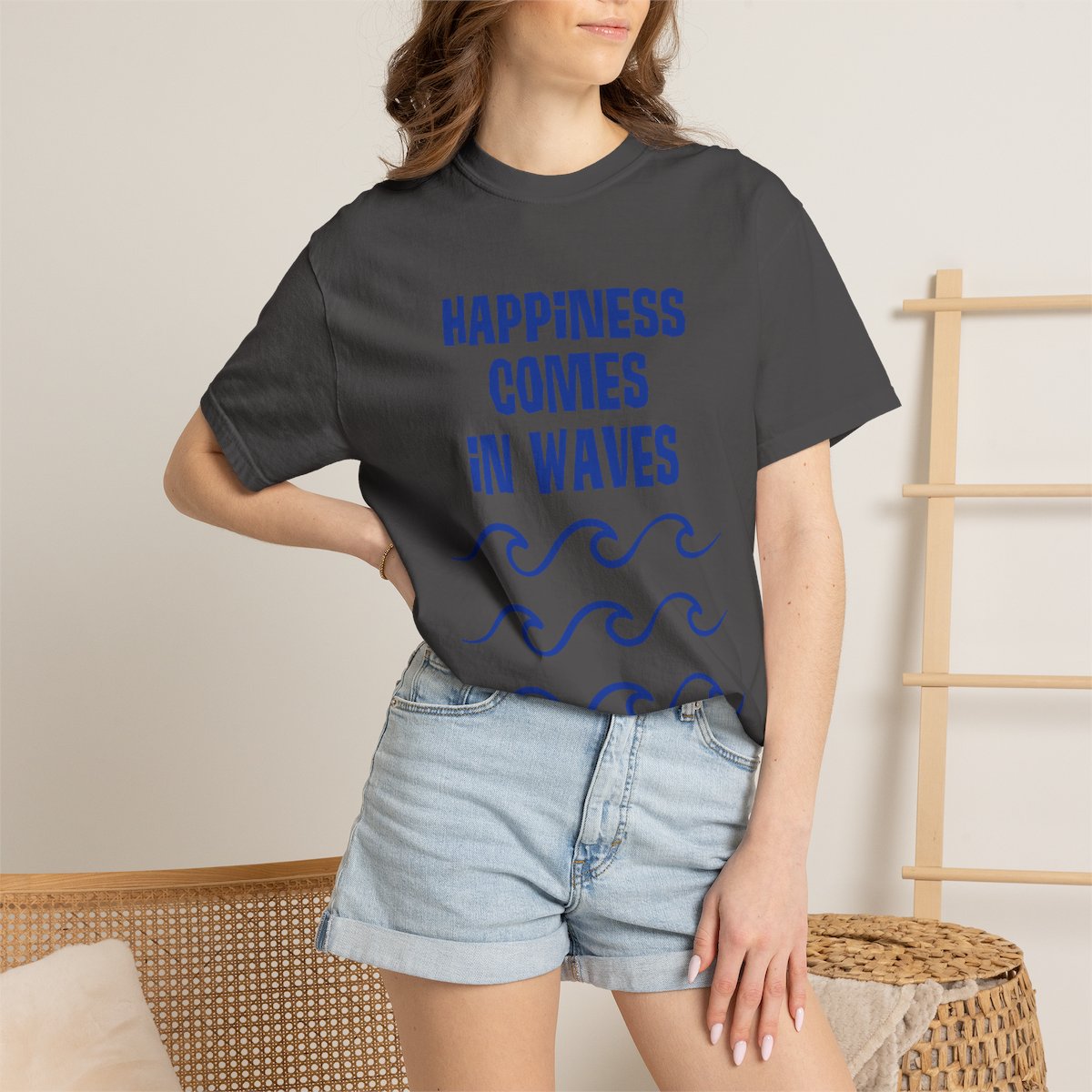 Happiness Comes In Waves - Graphite lifestyle